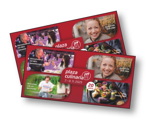 2 Eintrittskarten für die Plaza Culinaria