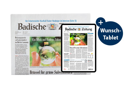 Gedruckte BZ + BZ-Digital Premium + Wunsch-Tablet