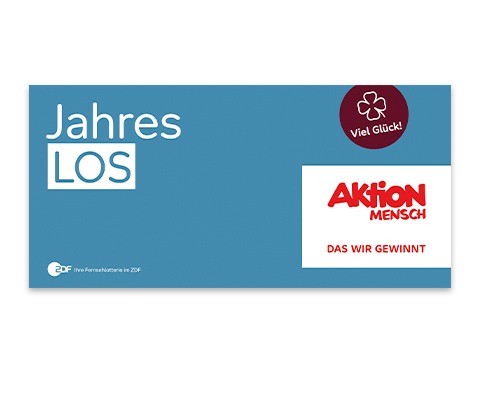 2 Jahreslose für die Aktion Mensch